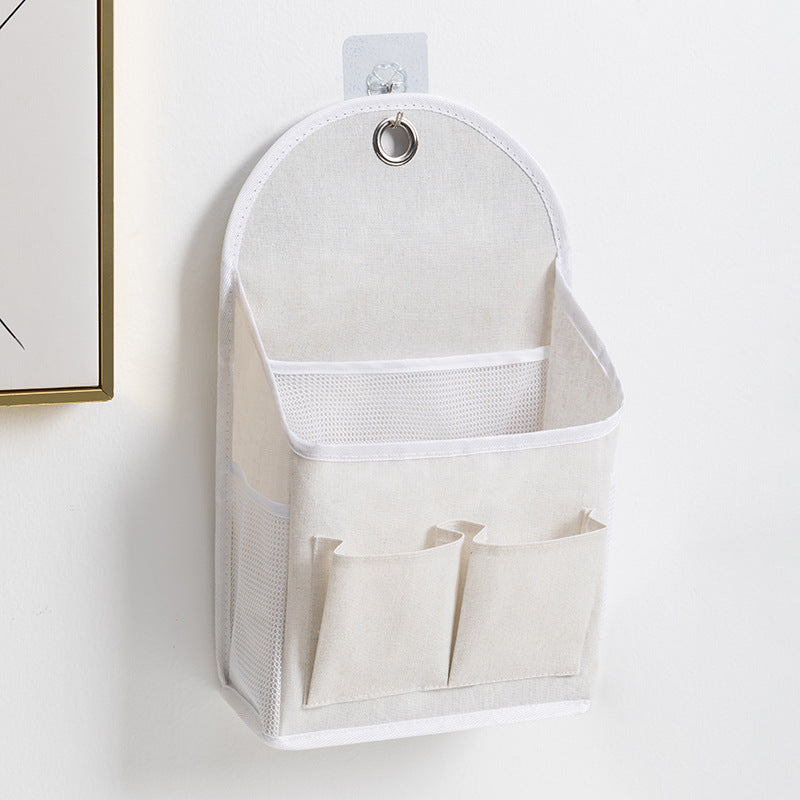 Dormitory home fabric storage hanging bag wall hanging storage bag