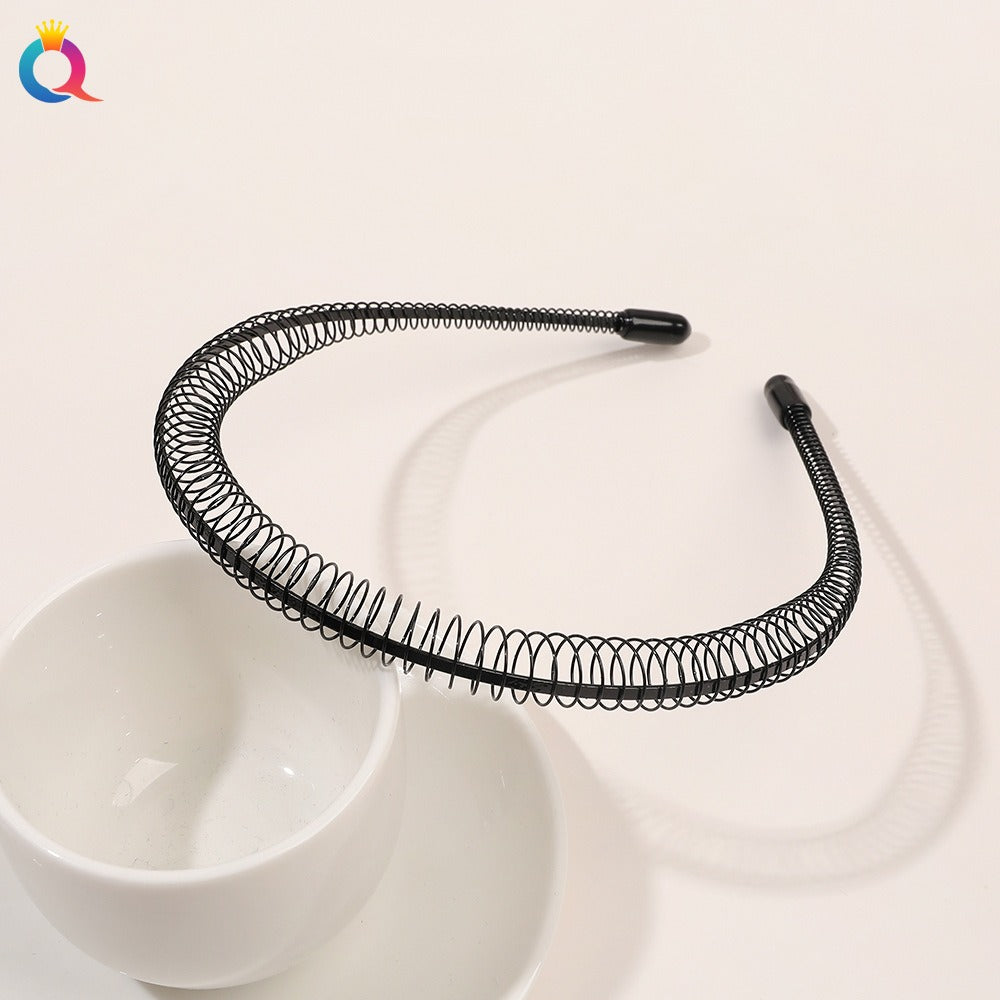 Minimal metal base facial wash hair band