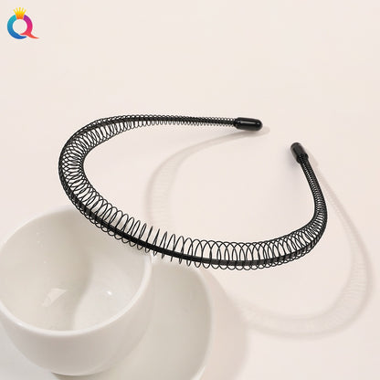 Minimal metal base facial wash hair band