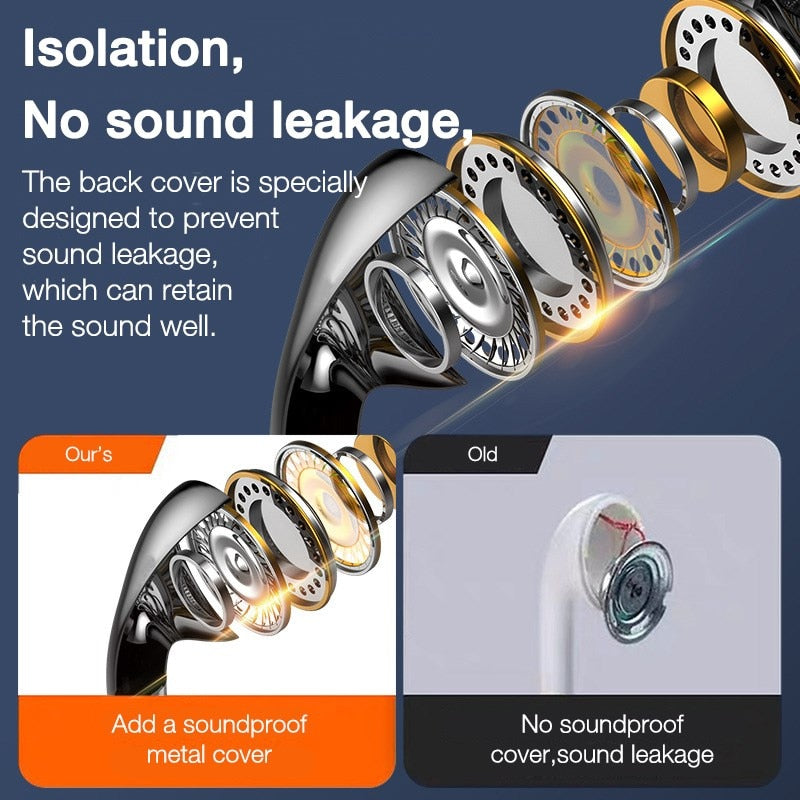 3.5mm Wired Headphones With Bass