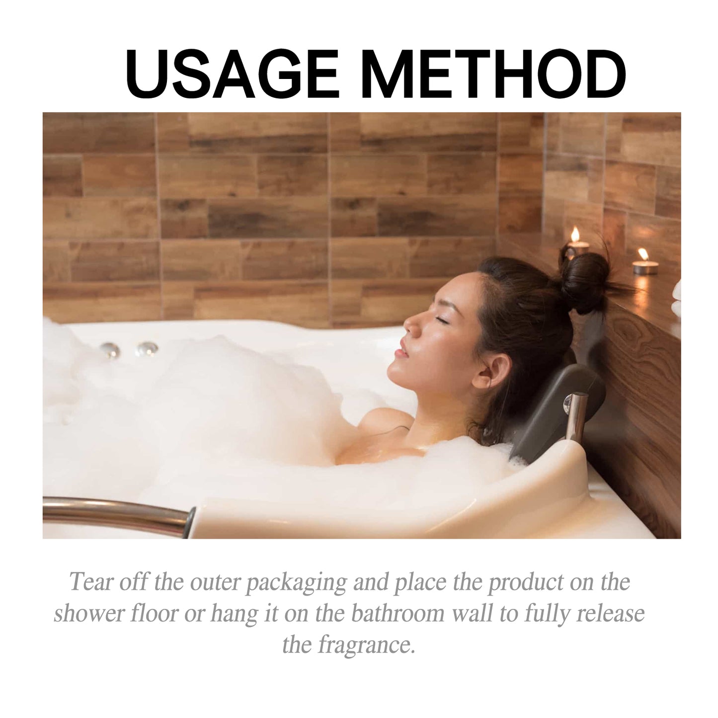 Long-Lasting Scented Aromatherapy Shower Tablet