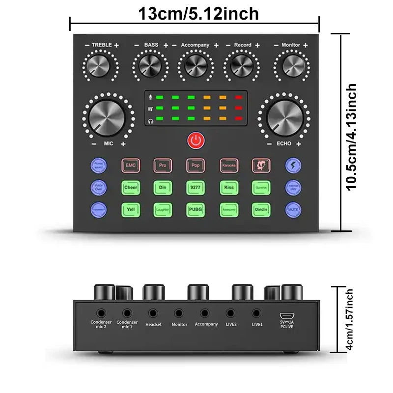 V8S Audio Mixer