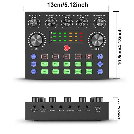 V8S Audio Mixer