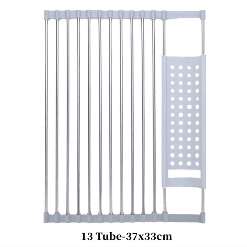 201 Stainless Steel Collapsible Drain Rack
