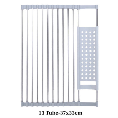 201 Stainless Steel Collapsible Drain Rack