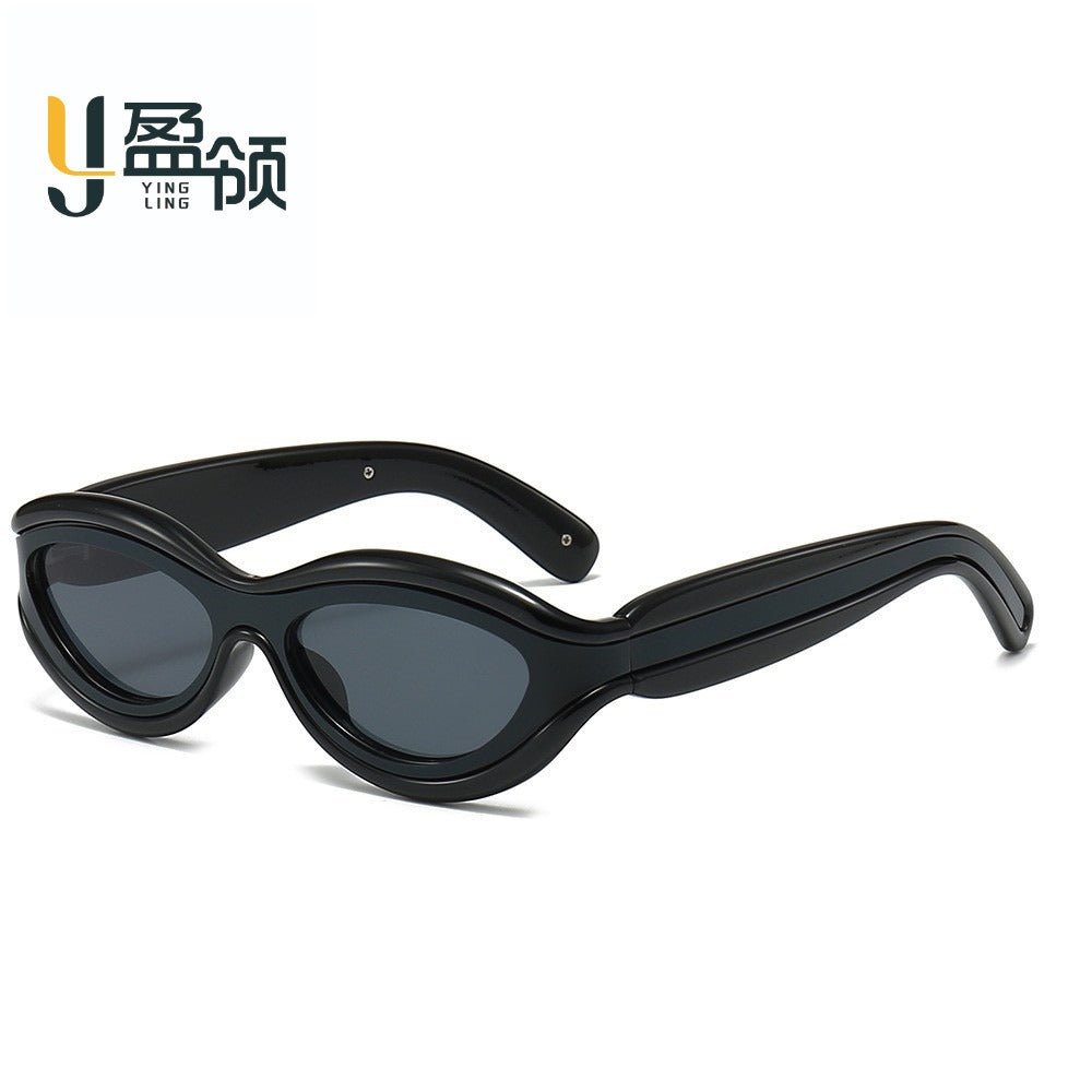 European and American windproof retro sunshade sunglasses