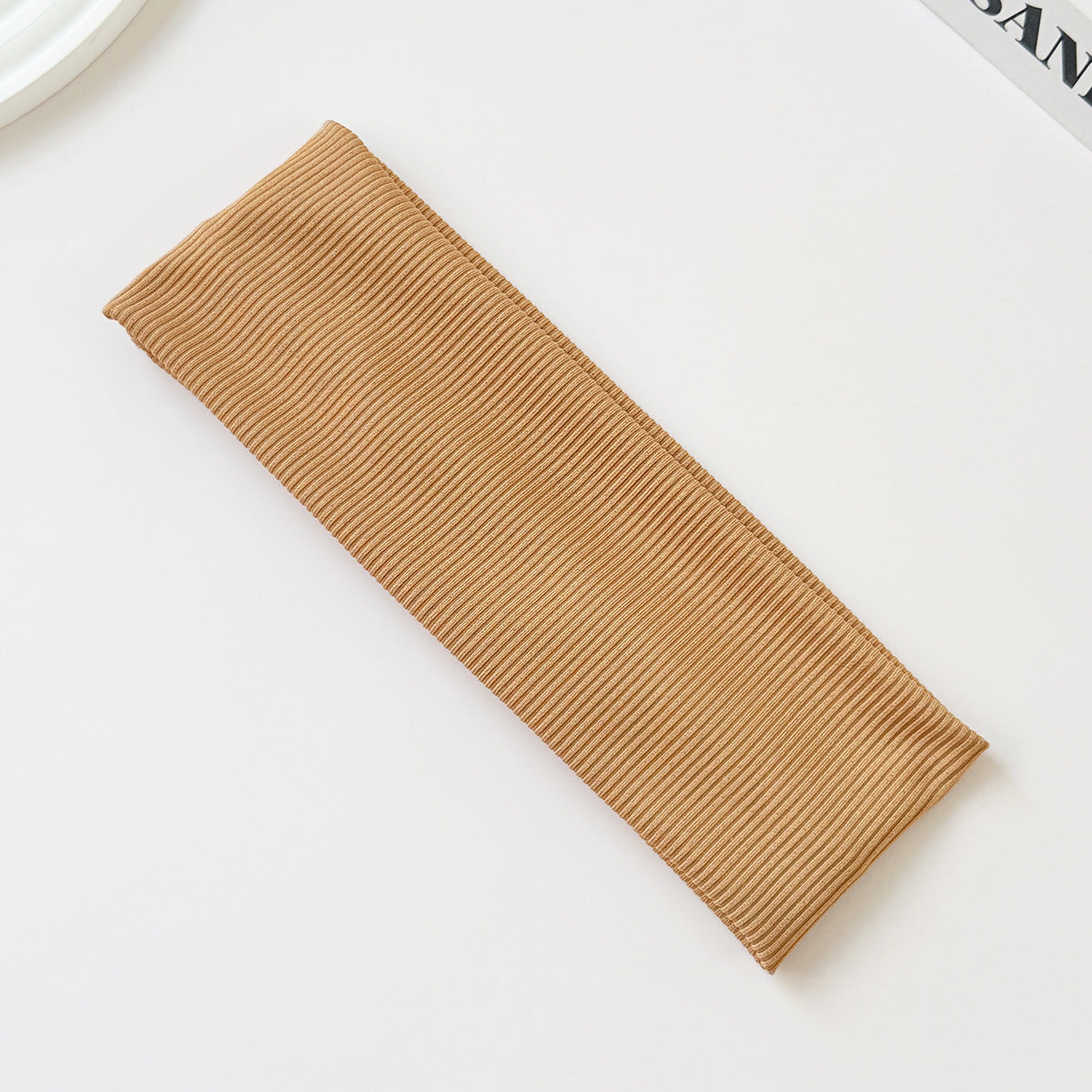 Cotton Elastic Headband Wide Sweat-Absorbent Band