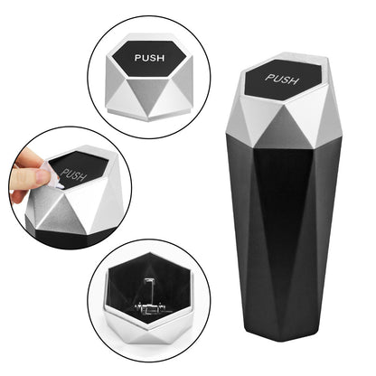Car Mini Trash Bin for Car Cup Holder