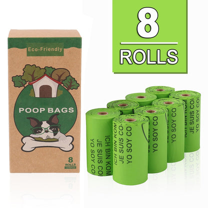 Biodegradable Pet Waste Bags Corn Starch PLA Degradable Poop Bags