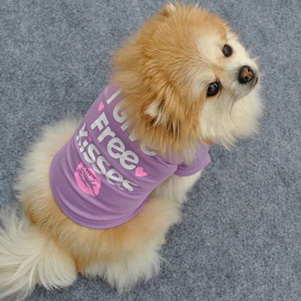 Puppy Clothes Cute Cotton Short Sleeve T-Shirt