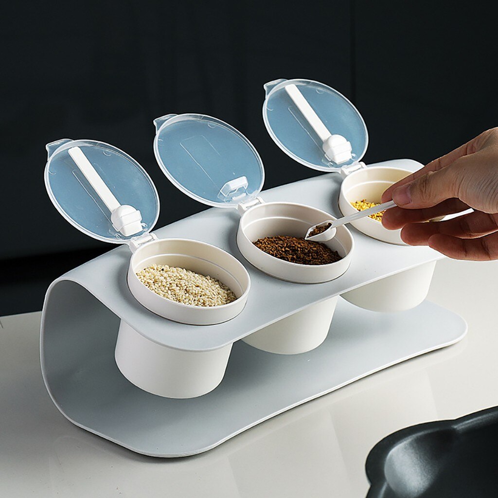 Seasoning Bottle Storage W/ Spoon
