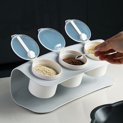 Seasoning Bottle Storage W/ Spoon