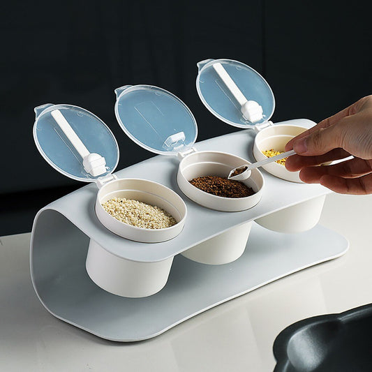 Seasoning Bottle Storage W/ Spoon