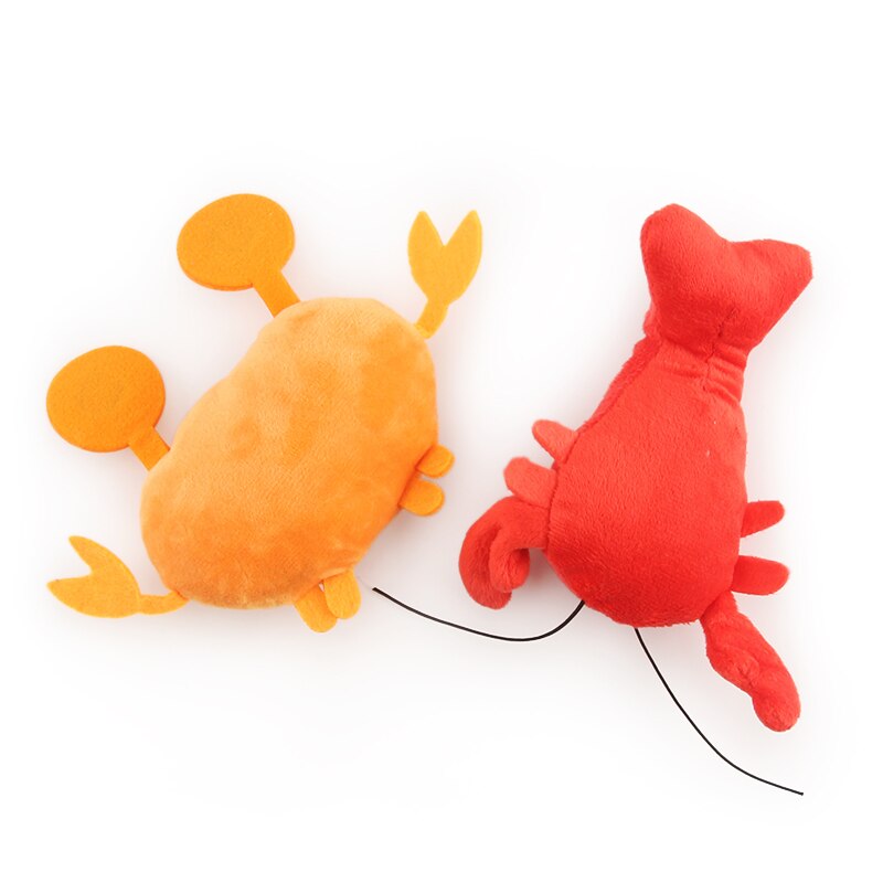 2PCS Lobster Plush Squeaky Toy