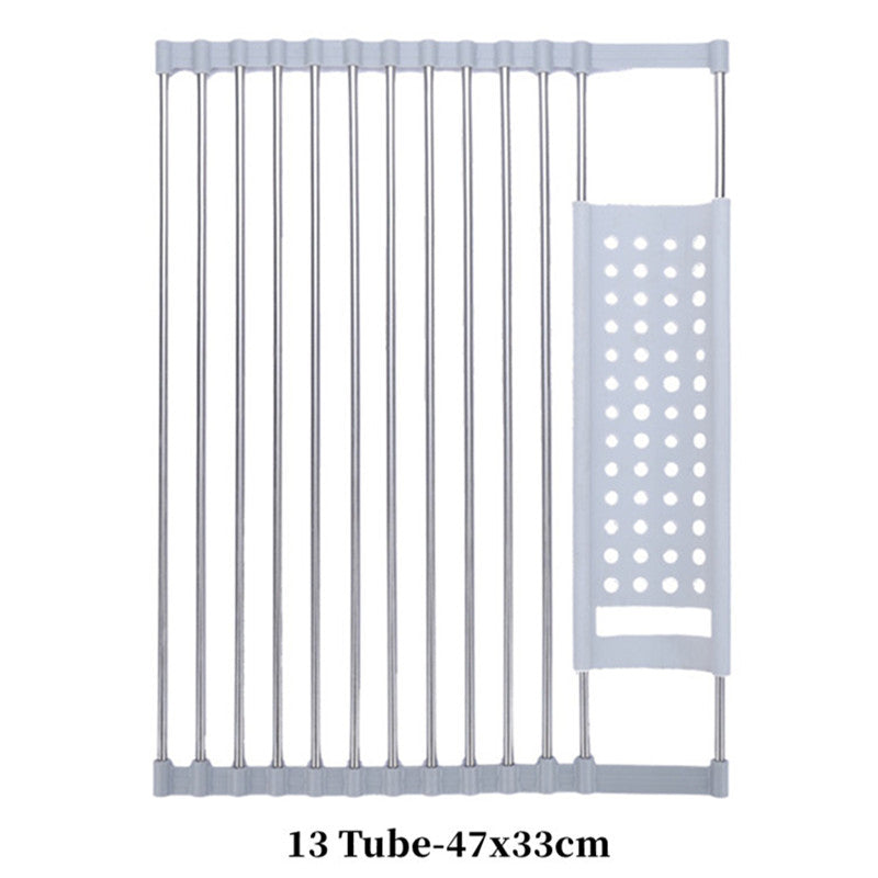 201 Stainless Steel Collapsible Drain Rack