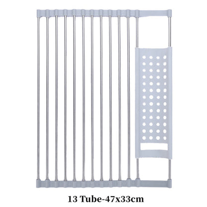 201 Stainless Steel Collapsible Drain Rack