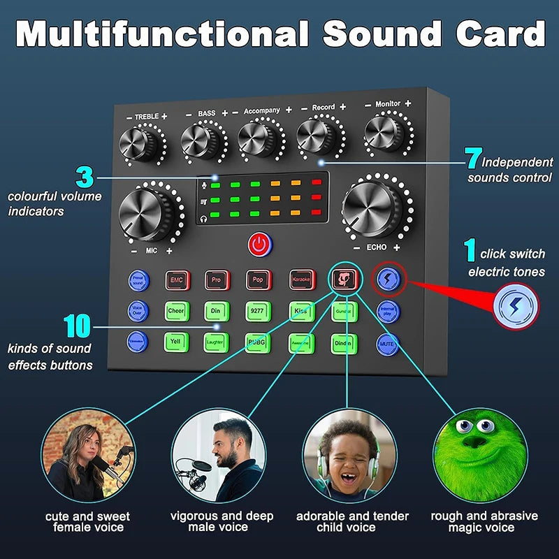 V8S Audio Mixer