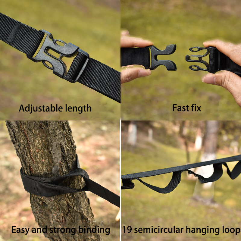 Outdoor camping tent storage rope