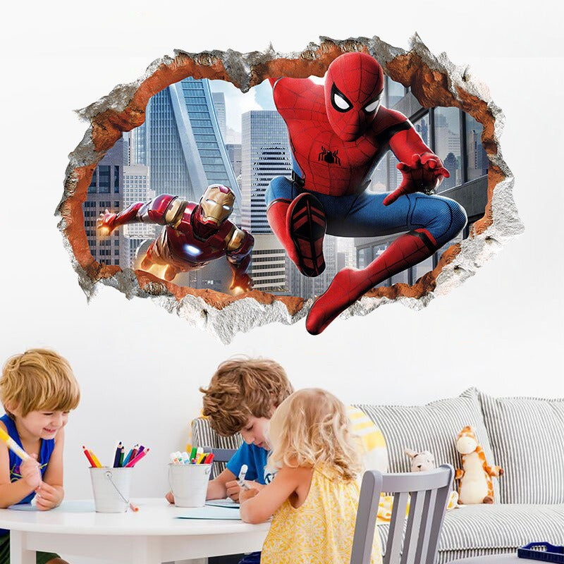 3D Spider Man Wall Sticker