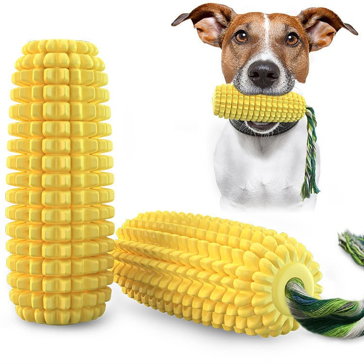 Corn Dog Toy Cotton Rope Teething Stick