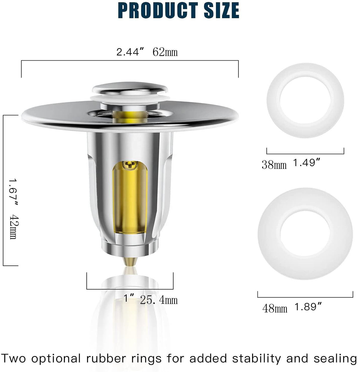 Bestlife Bathtub Sink Plug