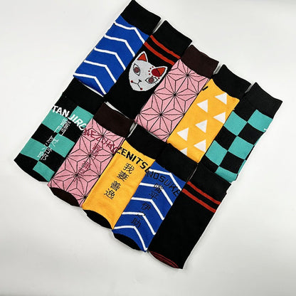 New Trendy Cartoon Men's rMid tube Socks