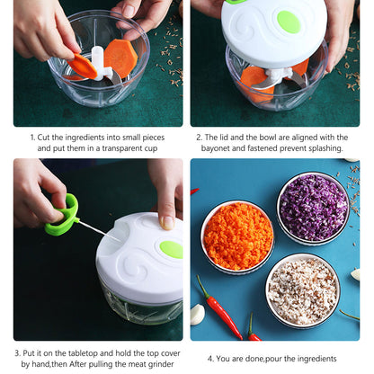 Manual Food Kitchen Tool Multifunction Gadget Vegetable Chopper