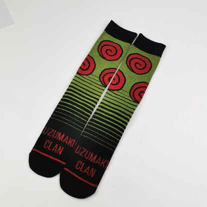 New Naruto Mid Cap Socks