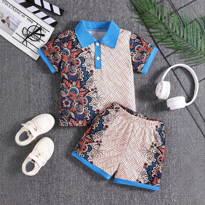 Children's Boys Short Sleeve Set