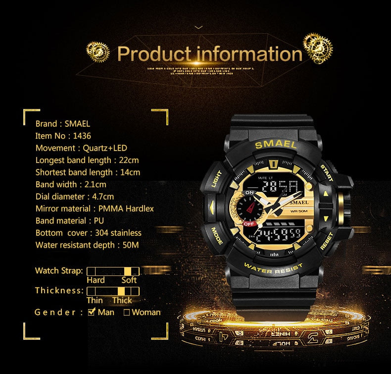 SMAEL 1436 Sports Watches