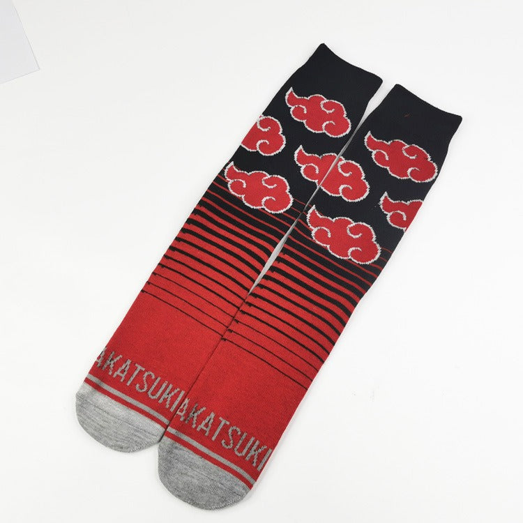 New Naruto Mid Cap Socks