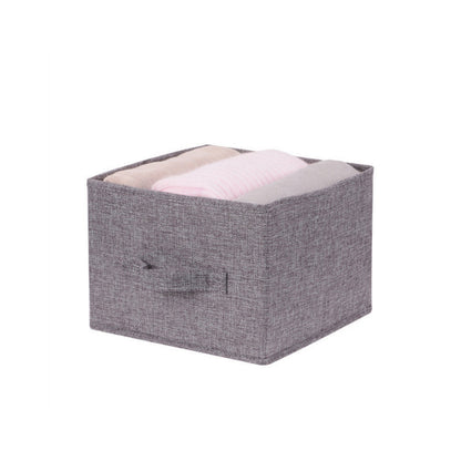 Washable Imitation Linen Cotton And Linen Drawer Storage