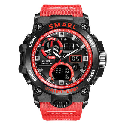 SMAEL 8011 Sport Watch Men Dual Time
