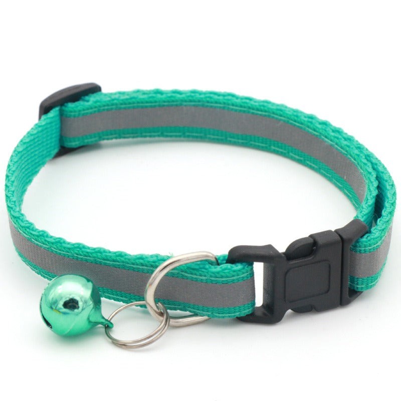 Pet reflective patch collar