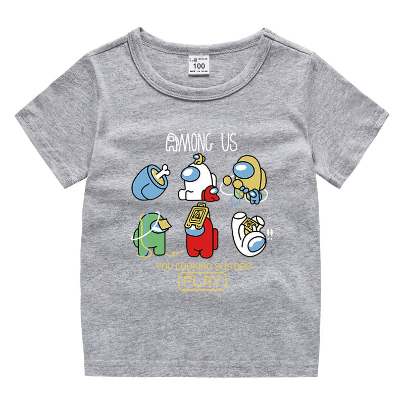 “Among Us” summer short sleeved T-shirt