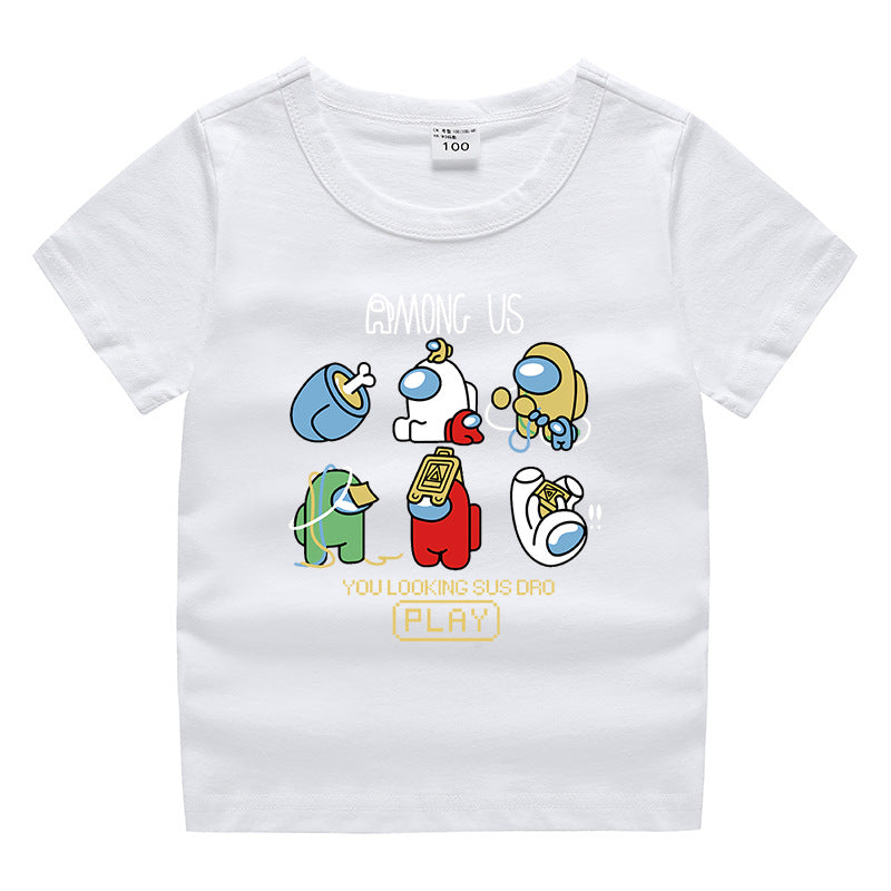 “Among Us” summer short sleeved T-shirt