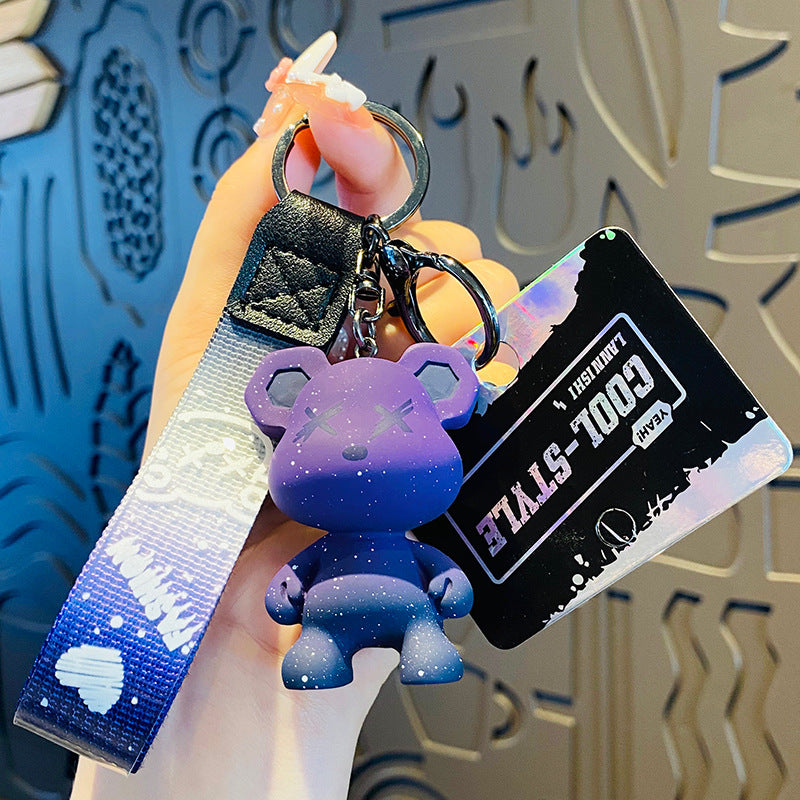 Gradient Cartoon Key Chain