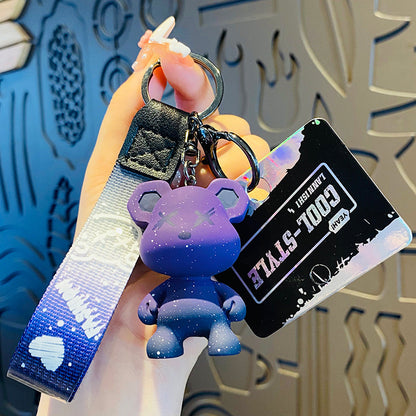 Gradient Cartoon Key Chain