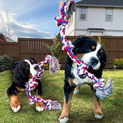 Large Dog Durable Five-Knot Rope Toy