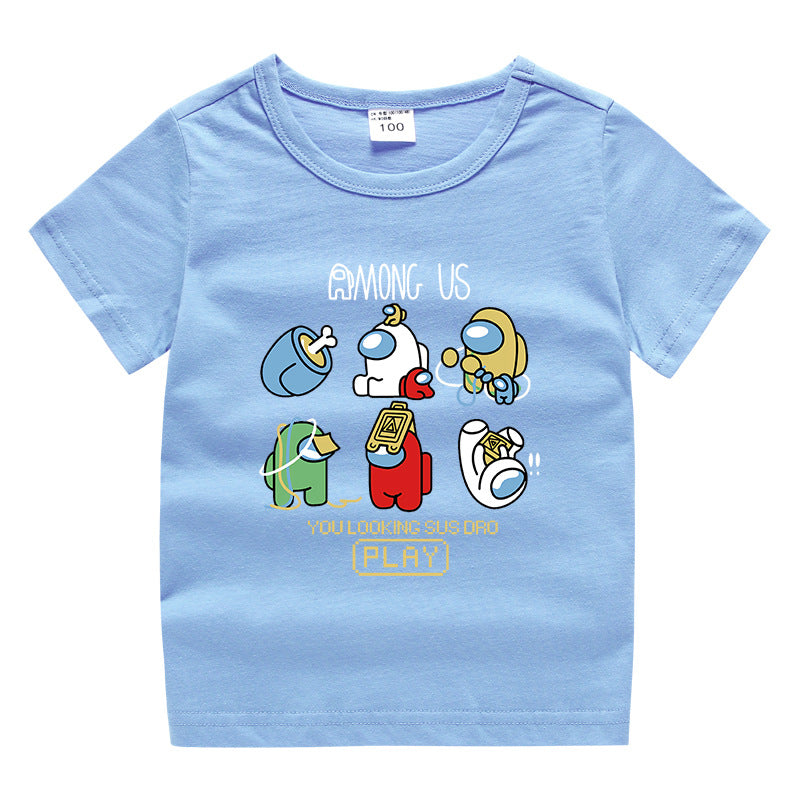 “Among Us” summer short sleeved T-shirt