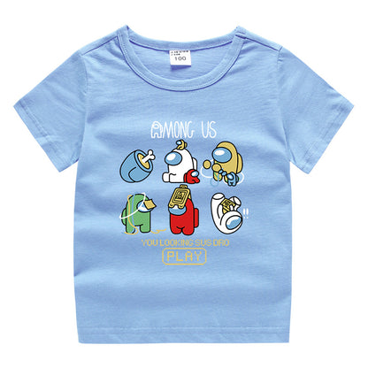 “Among Us” summer short sleeved T-shirt