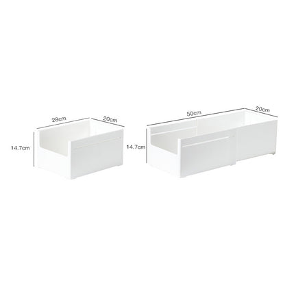 Kitchen Drawer Storage Box Retractable Cabinet Right Angle Storage Box
