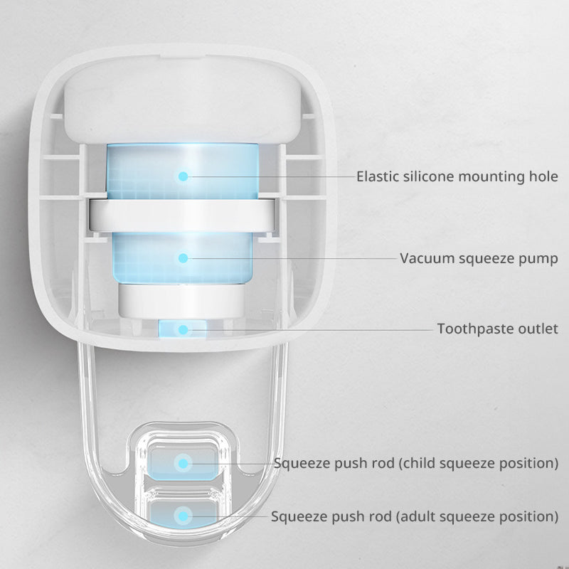 Wall - mounted Automatic Dust - proof Toothpaste Dispenser