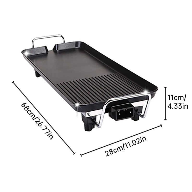 1500W Electric Grill, Smokeless Non-Stick Griddle