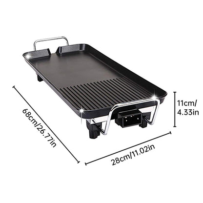 1500W Electric Grill, Smokeless Non-Stick Griddle
