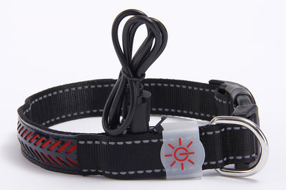 LED Light-Emitting Rechargeable Collar
