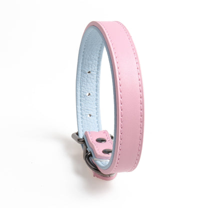 High-Quality Leather Pet, Double Leather Collar