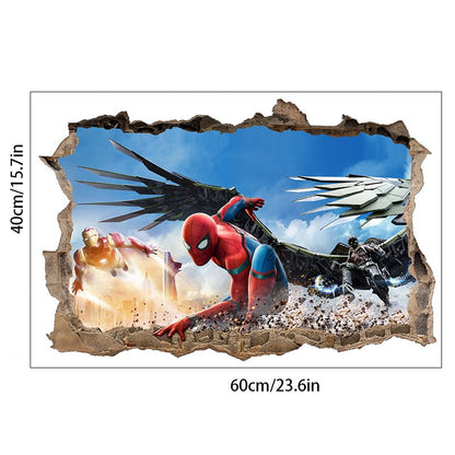 3D Spider Man Wall Sticker