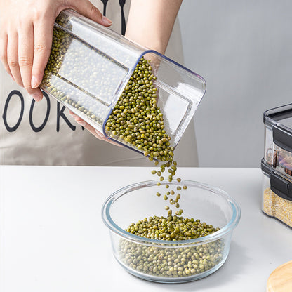 Sealed Cans Of Whole Grains Kitchen Storage Food