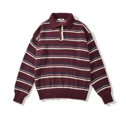 Retro Contrasting Sweater